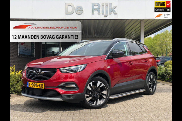 Opel Grandland X 1.2 Turbo Ultimate | Navi, 360 Camera, Stoel+Stuurverw., El. A.klep, Carplay/Android, 18'' LMV |