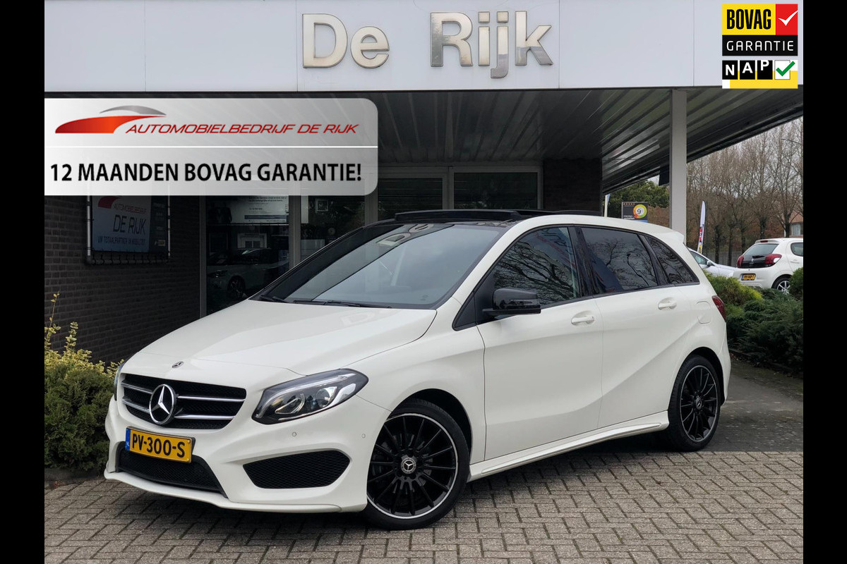 Mercedes-Benz B-Klasse 180 AMG Styling/Night Pakket | Schuifdak, Alcantara, 18'' LMV, Navi, Camera, Cruise, Sfeerverlichting | NAP Mercedes-Benz B-Klasse 180 AMG Styling/Night Pakket | Schuifdak, Alcantara, 18'' LMV, Navi, Camera, Cruise, Sfeerverlichting | NAP