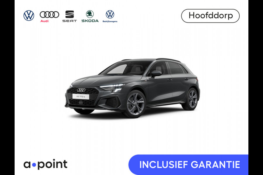 Audi A3 Sportback 40 TFSI e S edition 204 pk S-tronic | Verlengde garantie | Navigatie | Trekhaak (afneembaar) | Parkeersensoren (Park assist) | Adaptieve cruise control | Stoelverwarming | S-Line |