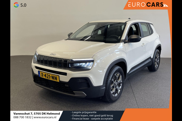 Jeep Avenger Longitude 54 kWh Business Epowertrain Navigatie Apple Carplay/ Android Auto Parkeersensor achter Cruise Control Stoelverwarming Full LED Virtual Cockpit Climate Control