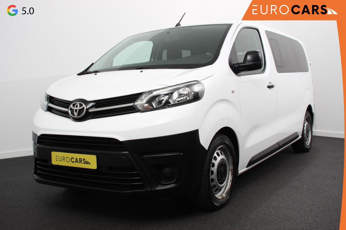 Toyota Proace Shuttle 1.5 D-4D 116pk Dynamic VP 9 persoons Trekhaak Airco Cruise Control Bluetooth Getinte ramen Toyota Proace Shuttle 1.5 D-4D 116pk Dynamic VP 9 persoons Trekhaak Airco Cruise Control Bluetooth Getinte ramen