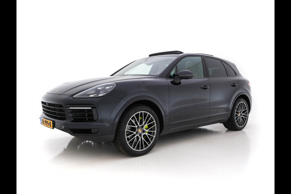 Porsche Cayenne 3.0 E-Hybrid Sport-Chrono-Pack (INCL-BTW) *PANO | CLUB-FULL-LEATHER | SOFT-CLOSE | MEMORY-PACK | SURROUND-VIEW | FULL-LED | NAVI-FULLMAP | AIR-SUSPENSION | DAB | DIGI-COCKPIT | PDC | CRUISE | SPORT-SEATS | 21"ALU*