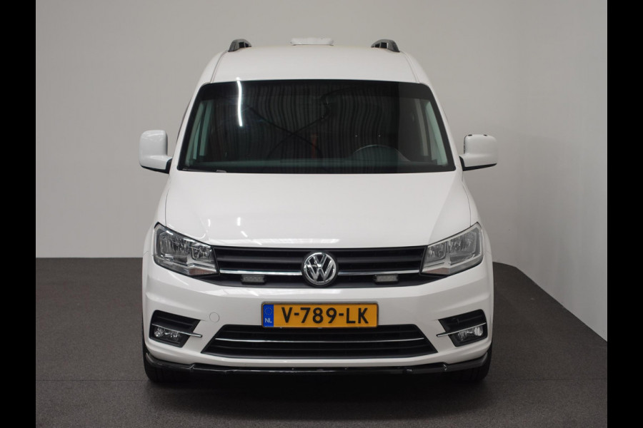 Volkswagen Caddy 150pk Automaat L2H1 Maxi Euro6 Parkeersensoren achter Cruise Control Airco 17"velgen Achterklep APK tot 04-2026