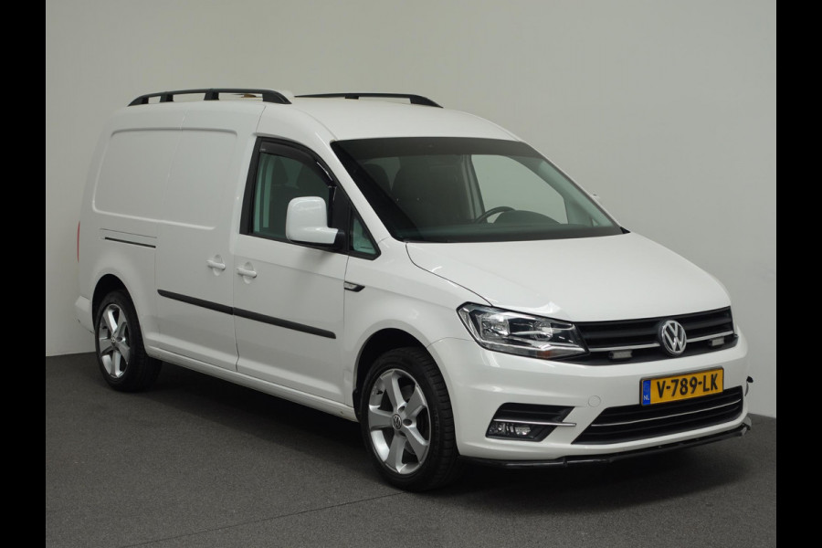 Volkswagen Caddy 150pk Automaat L2H1 Maxi Euro6 Parkeersensoren achter Cruise Control Airco 17"velgen Achterklep APK tot 04-2026
