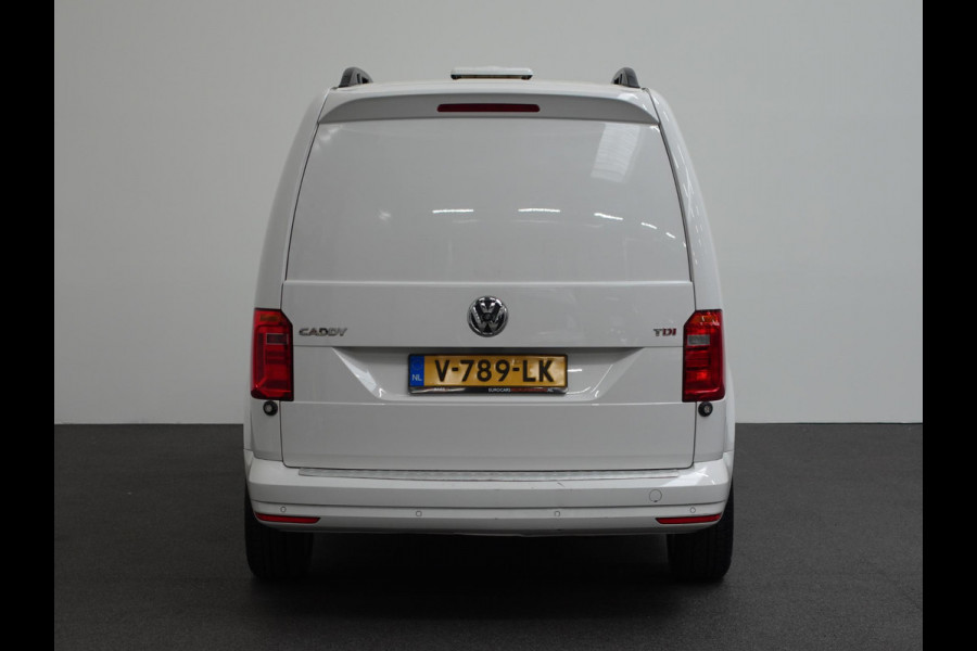 Volkswagen Caddy 150pk Automaat L2H1 Maxi Euro6 Parkeersensoren achter Cruise Control Airco 17"velgen Achterklep APK tot 04-2026