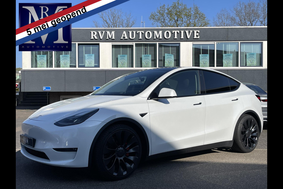 Tesla Model Y Performance AWD 75 kWh STOEL + STUURVERWARMING | LEDER | TESLA GARANTIE T/M 3-2027 Tesla Model Y Performance AWD 75 kWh STOEL + STUURVERWARMING | LEDER | TESLA GARANTIE T/M 3-2027