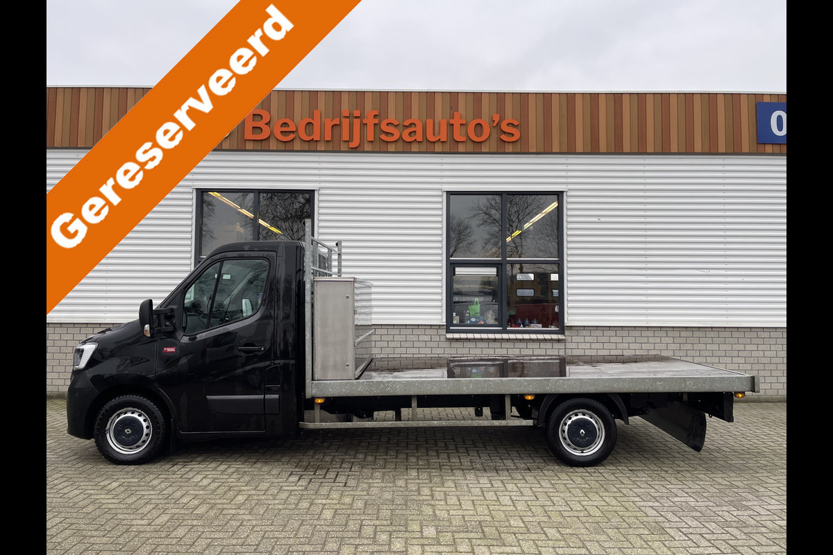 Renault Master T35 2.3 dCi 165pk L3 Energy EURO VI / pickup / open laadbak / plateau L 375 x B 210 / vaste prijs rijklaar € 22.950 ex btw / lease vanaf € 410 / airco / cruise / navigatie / opberg box Renault Master T35 2.3 dCi 165pk L3 Energy EURO VI / pickup / open laadbak / plateau L 375 x B 210 / vaste prijs rijklaar € 22.950 ex btw / lease vanaf € 410 / airco / cruise / navigatie / opberg box