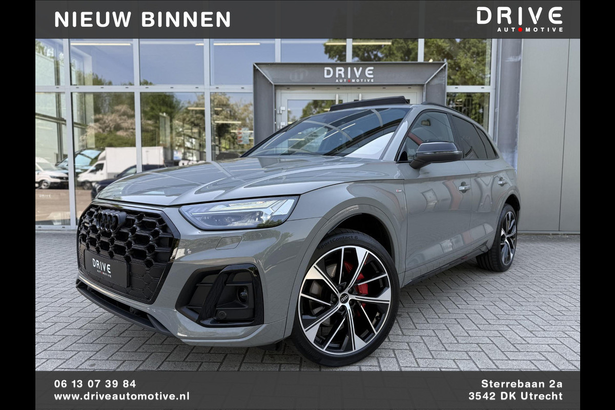 Audi Q5 55 TFSI e quattro S-Line Competition Quantum Grijs|Pano|B&O|Memory|Matrix|21"| Audi Q5 55 TFSI e quattro S-Line Competition Quantum Grijs|Pano|B&O|Memory|Matrix|21"|