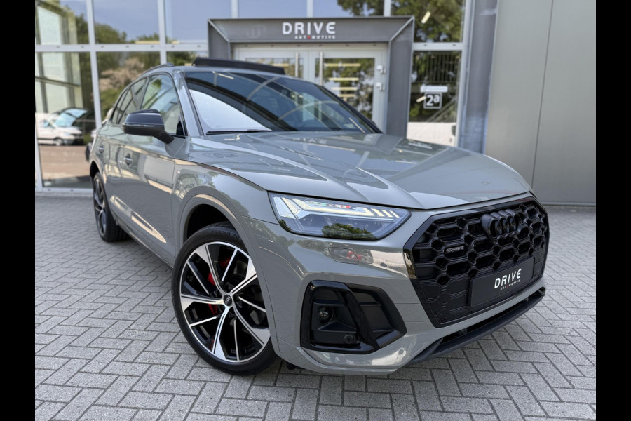 Audi Q5 55 TFSI e quattro S-Line Competition Quantum Grijs|Pano|B&O|Memory|Matrix|21"|
