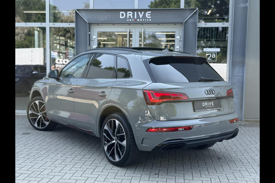 Audi Q5 55 TFSI e quattro S-Line Competition Quantum Grijs|Pano|B&O|Memory|Matrix|21"|