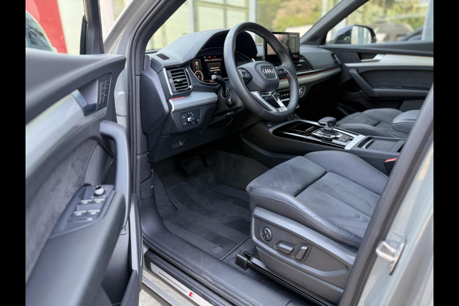 Audi Q5 55 TFSI e quattro S-Line Competition Quantum Grijs|Pano|B&O|Memory|Matrix|21"|