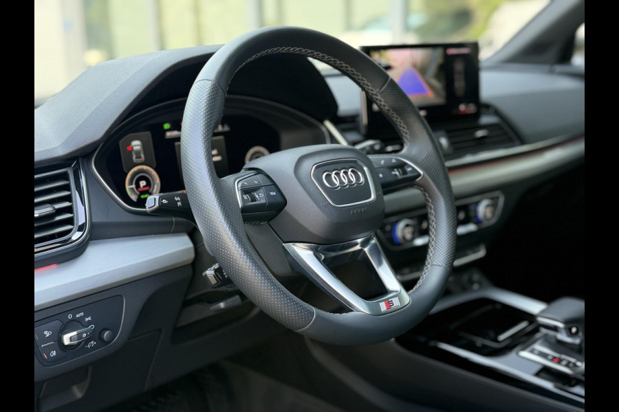 Audi Q5 55 TFSI e quattro S-Line Competition Quantum Grijs|Pano|B&O|Memory|Matrix|21"|