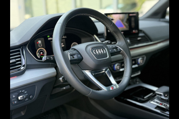 Audi Q5 55 TFSI e quattro S-Line Competition Quantum Grijs|Pano|B&O|Memory|Matrix|21"|