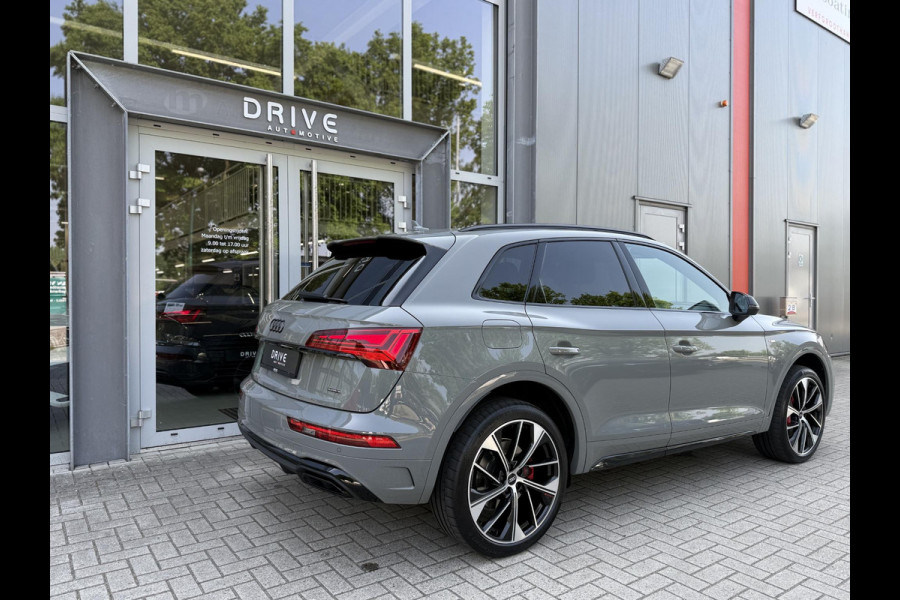 Audi Q5 55 TFSI e quattro S-Line Competition Quantum Grijs|Pano|B&O|Memory|Matrix|21"|