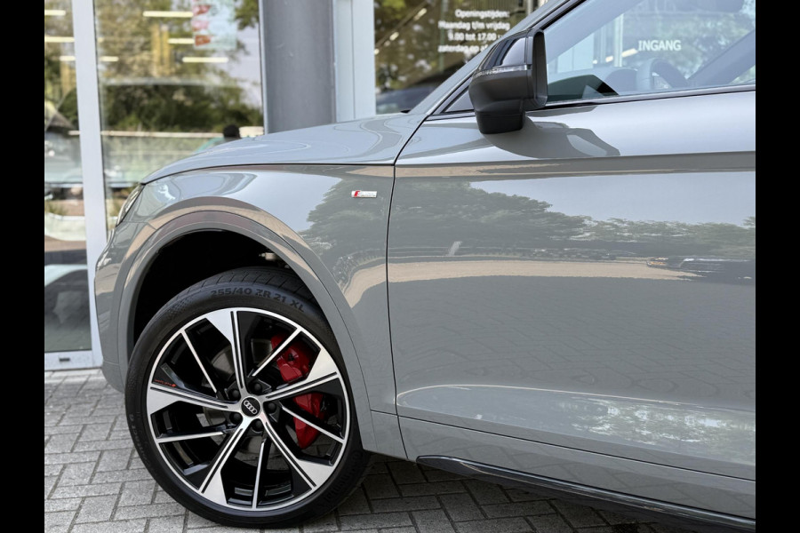 Audi Q5 55 TFSI e quattro S-Line Competition Quantum Grijs|Pano|B&O|Memory|Matrix|21"|