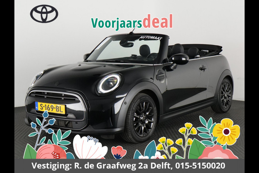 MINI Cabrio 1.5 Cooper Black-Sport Automaat 140 PK | Navigatie | Camera | Climate Control |