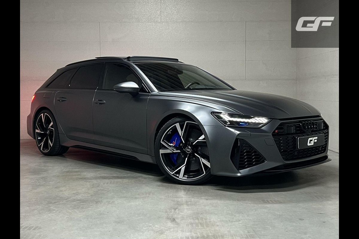 Audi RS6 Avant 4.0 TFSI Quattro Matgrijs Dynamic+ B&O 600PK Audi RS6 Avant 4.0 TFSI Quattro Matgrijs Dynamic+ B&O 600PK