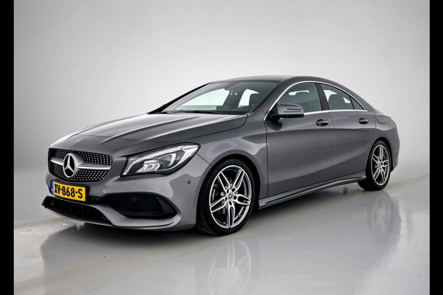 Mercedes-Benz CLA-Klasse 180 AMG Night Automaat (NAVIGATIE, STOELVERWARMING, LED, STUURBEDIENING, AFNEEMBARE TREKHAAK)