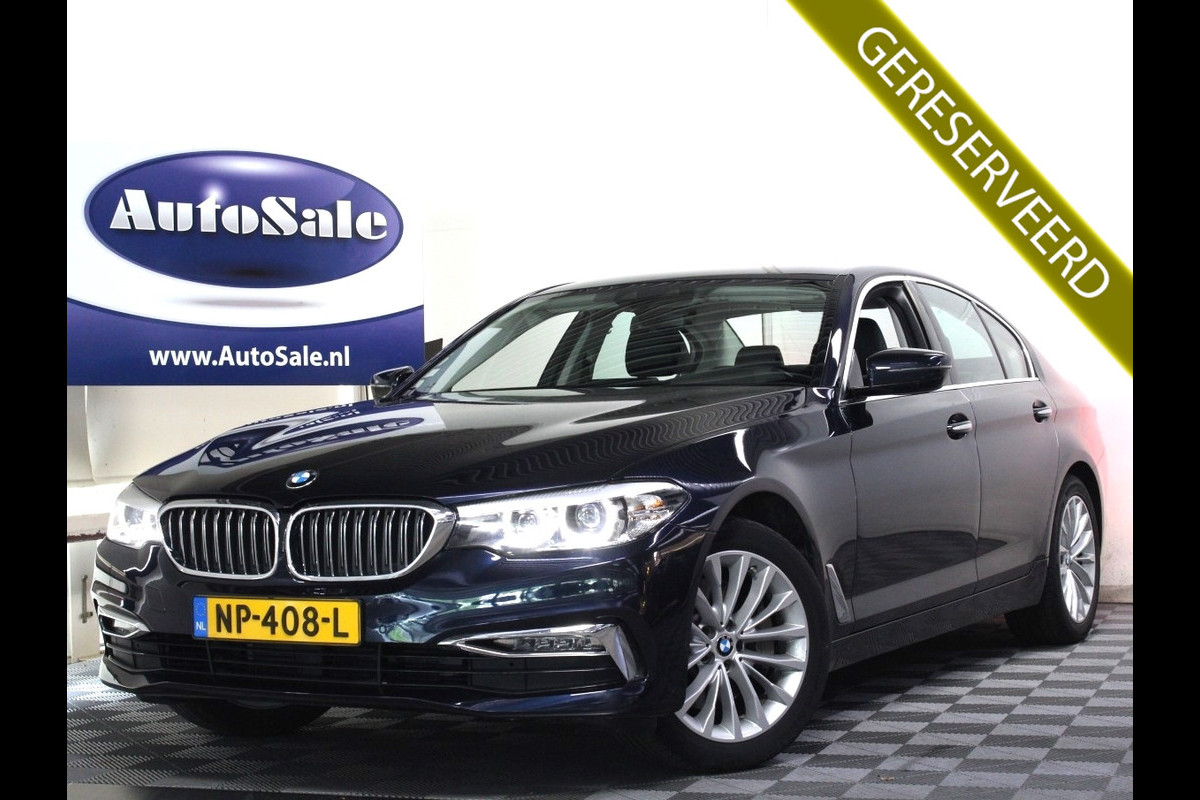 BMW 5 Serie 530i LUXERY LINE 252pk NL-AUTO 88000km LEDER NAV LED '17 BMW 5 Serie 530i LUXERY LINE 252pk NL-AUTO 88000km LEDER NAV LED '17