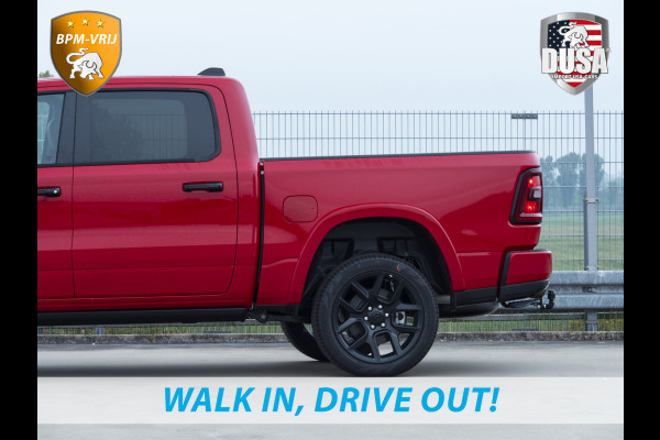 Dodge Ram 1500 | Laramie | Premium Night | 3.0L I6 Hurricane | Crew Cab | 4X4 | Panorama | LPG | 14,4-inch Touchscreen | Passenger Display | INCL BPM-VOORDEEL Getoonde accessoires zijn verkrijgbaar tegen meerprijs