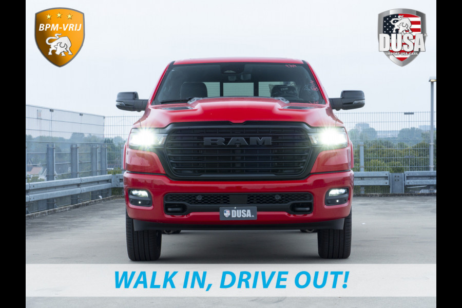 Dodge Ram 1500 | Laramie | Premium Night | 3.0L I6 Hurricane | Crew Cab | 4X4 | Panorama | LPG | 14,4-inch Touchscreen | Passenger Display | INCL BPM-VOORDEEL Getoonde accessoires zijn verkrijgbaar tegen meerprijs