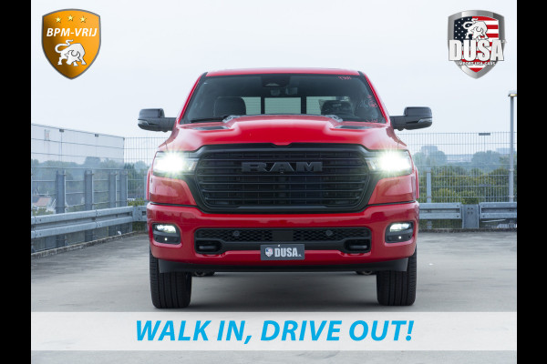Dodge Ram 1500 | Laramie | Premium Night | 3.0L I6 Hurricane | Crew Cab | 4X4 | Panorama | LPG | 14,4-inch Touchscreen | Passenger Display | INCL BPM-VOORDEEL Getoonde accessoires zijn verkrijgbaar tegen meerprijs