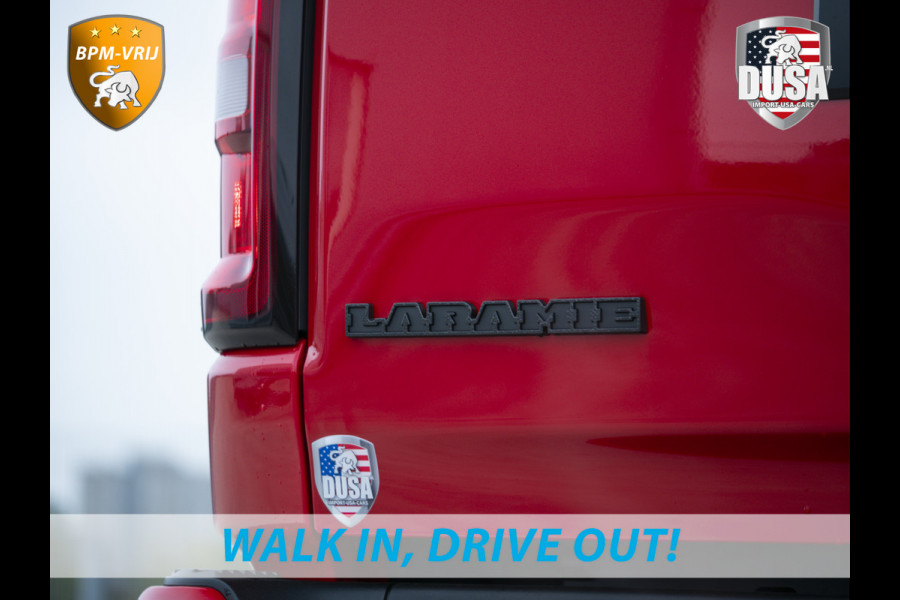 Dodge Ram 1500 | Laramie | Premium Night | 3.0L I6 Hurricane | Crew Cab | 4X4 | Panorama | LPG | 14,4-inch Touchscreen | Passenger Display | INCL BPM-VOORDEEL Getoonde accessoires zijn verkrijgbaar tegen meerprijs