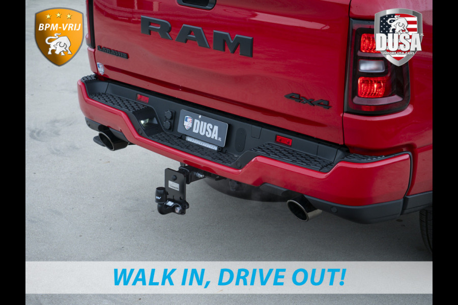 Dodge Ram 1500 | Laramie | Premium Night | 3.0L I6 Hurricane | Crew Cab | 4X4 | Panorama | LPG | 14,4-inch Touchscreen | Passenger Display | INCL BPM-VOORDEEL Getoonde accessoires zijn verkrijgbaar tegen meerprijs
