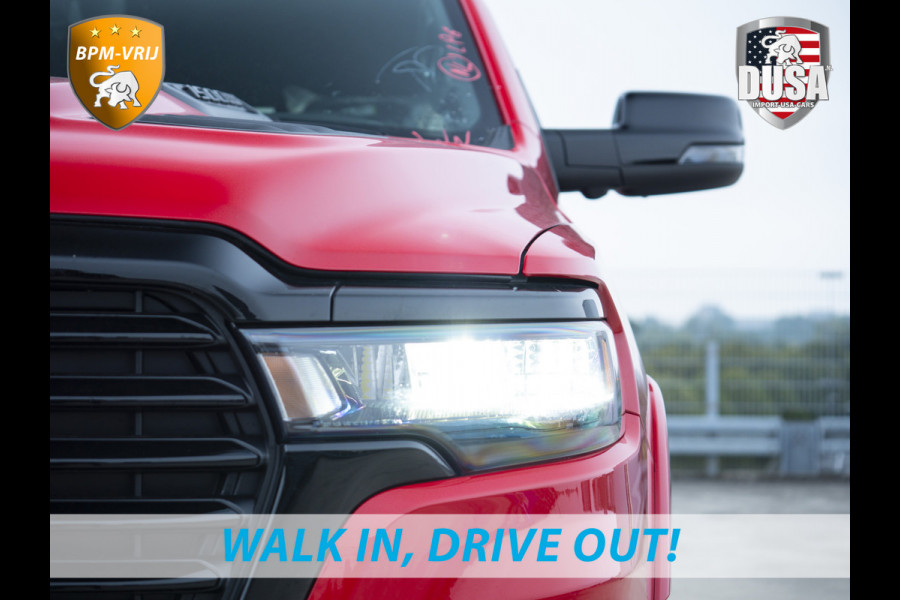 Dodge Ram 1500 | Laramie | Premium Night | 3.0L I6 Hurricane | Crew Cab | 4X4 | Panorama | LPG | 14,4-inch Touchscreen | Passenger Display | INCL BPM-VOORDEEL Getoonde accessoires zijn verkrijgbaar tegen meerprijs