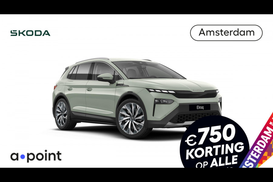Škoda Elroq 85 Business Edition 286 pk | Business Upgrade pakket - ADVANCED | 21 inch lichtmetalen velgen | Wegklapbare trekhaak | Warmtepomp