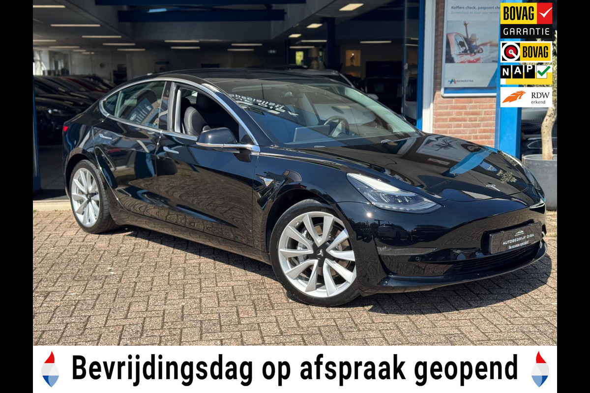 Tesla Model 3 Long Range AWD 75 kWh 2019 ZWART NAVI NAP BTW! Tesla Model 3 Long Range AWD 75 kWh 2019 ZWART NAVI NAP BTW!
