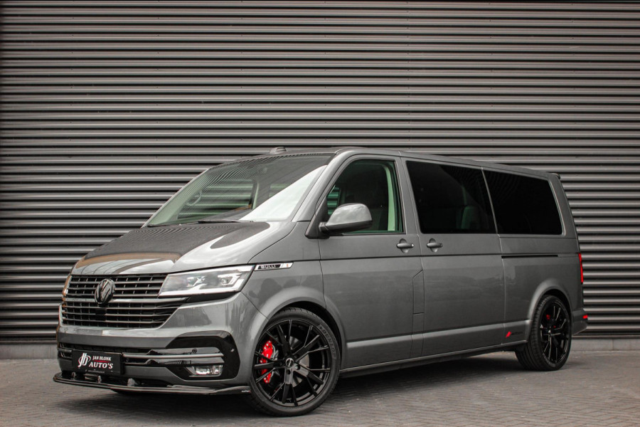 Volkswagen Transporter 2.0 TDI L2H1 30 DC BULLI 199PK DUBBEL CABINE / LEDEREN BEKLEDING / PDC / VERLAGINGSVEREN / 2X SCHUIFDEUR