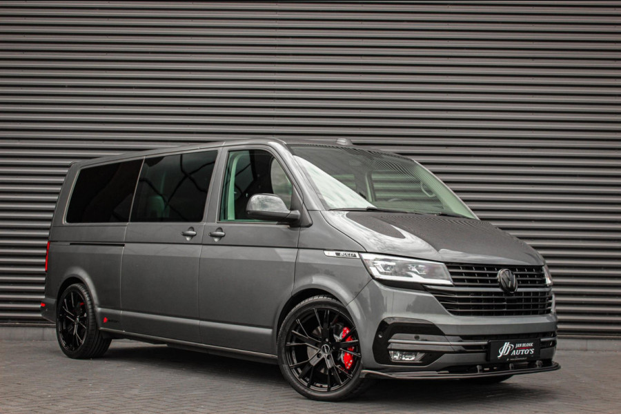 Volkswagen Transporter 2.0 TDI L2H1 30 DC BULLI 199PK DUBBEL CABINE / LEDEREN BEKLEDING / PDC / VERLAGINGSVEREN / 2X SCHUIFDEUR