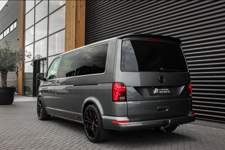 Volkswagen Transporter 2.0 TDI L2H1 30 DC BULLI 199PK DUBBEL CABINE / LEDEREN BEKLEDING / PDC / VERLAGINGSVEREN / 2X SCHUIFDEUR