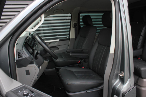 Volkswagen Transporter 2.0 TDI L2H1 30 DC BULLI 199PK DUBBEL CABINE / LEDEREN BEKLEDING / PDC / VERLAGINGSVEREN / 2X SCHUIFDEUR