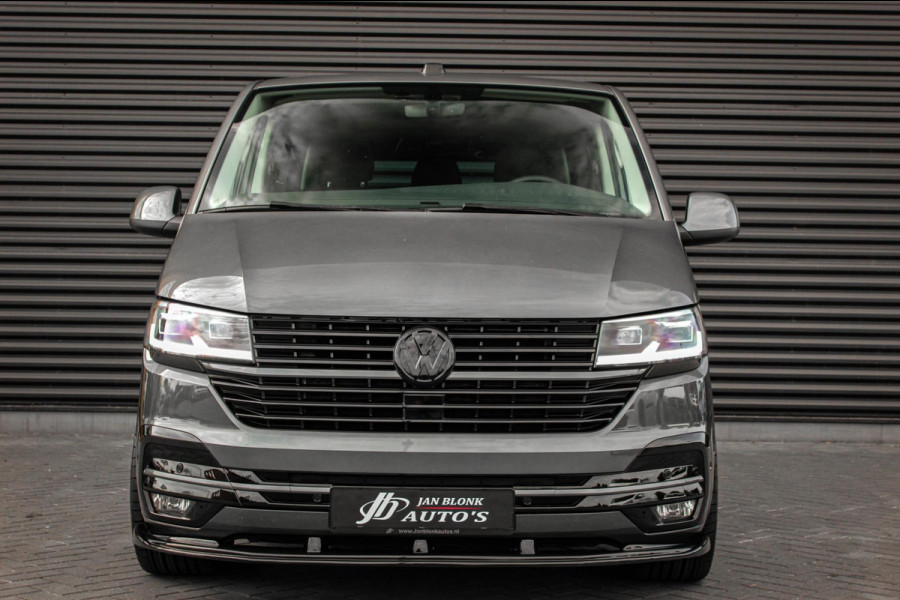 Volkswagen Transporter 2.0 TDI L2H1 30 DC BULLI 199PK DUBBEL CABINE / LEDEREN BEKLEDING / PDC / VERLAGINGSVEREN / 2X SCHUIFDEUR