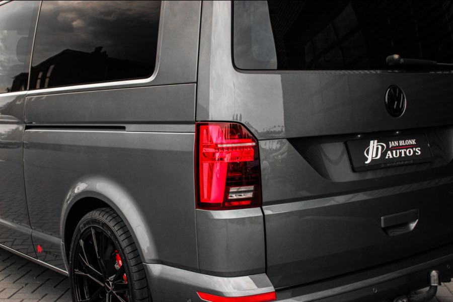 Volkswagen Transporter 2.0 TDI L2H1 30 DC BULLI 199PK DUBBEL CABINE / LEDEREN BEKLEDING / PDC / VERLAGINGSVEREN / 2X SCHUIFDEUR