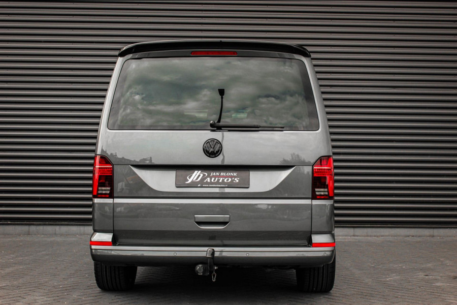 Volkswagen Transporter 2.0 TDI L2H1 30 DC BULLI 199PK DUBBEL CABINE / LEDEREN BEKLEDING / PDC / VERLAGINGSVEREN / 2X SCHUIFDEUR