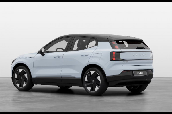 Volvo EX30 Single Ext. Range Plus / Nu van €47.150 Voor €39.650! / / Adaptieve Cruise Control/ Dodehoek Detectie / Parkeersensoren voor en achter/ Achteruitrijcamera/ Warmtepomp/ Google Services/W