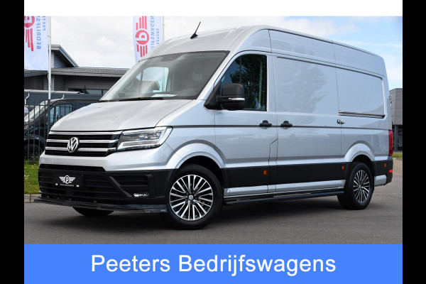 Volkswagen Crafter 35 2.0 TDI L3H3 Highline Adaptieve Cruise, Camera, Carplay, LED, Multimedia, 140PK, Automaat, 2 x Schuifdeur, Stoelverwarming, Uniek!