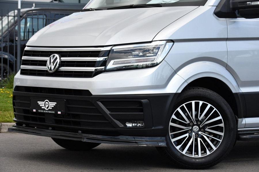 Volkswagen Crafter 35 2.0 TDI L3H3 Highline Adaptieve Cruise, Camera, Carplay, LED, Multimedia, 140PK, Automaat, 2 x Schuifdeur, Stoelverwarming, Uniek!