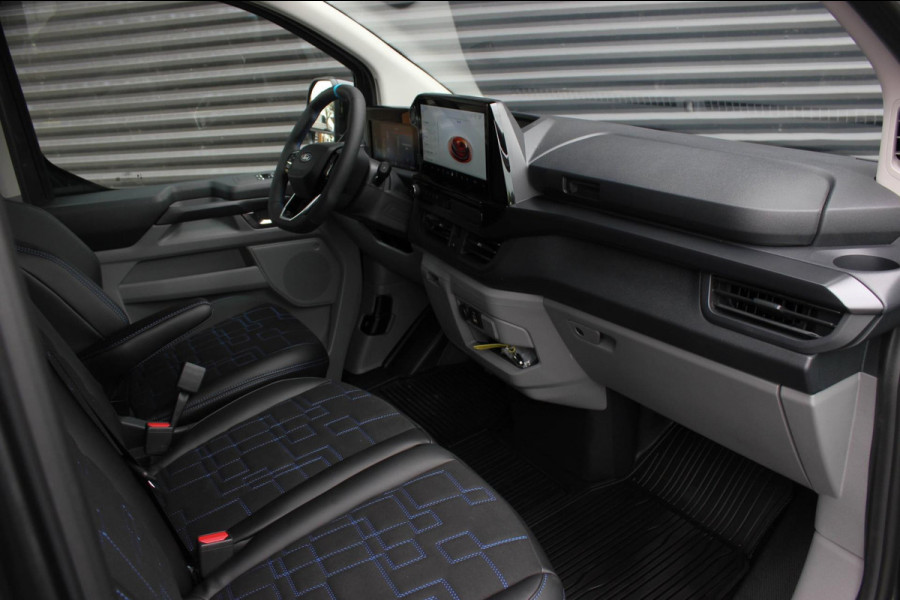 Ford Transit Custom 2024 BPM VRIJ / KUIPSTOELEN / NAVIGATIE / UNIEK / GREY / APPLE CARPLAY / FULL / DIRECT RIJDEN / FULL BLACK