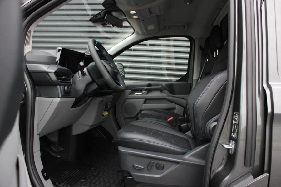 Ford Transit Custom 2024 BPM VRIJ / KUIPSTOELEN / NAVIGATIE / UNIEK / GREY / APPLE CARPLAY / FULL / DIRECT RIJDEN / FULL BLACK