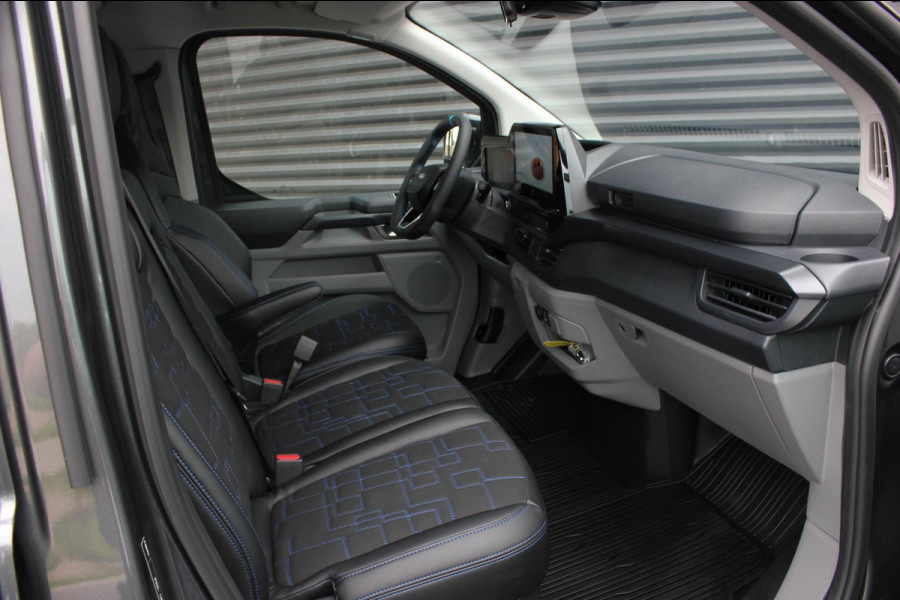 Ford Transit Custom 2024 BPM VRIJ / KUIPSTOELEN / NAVIGATIE / UNIEK / GREY / APPLE CARPLAY / FULL / DIRECT RIJDEN / FULL BLACK