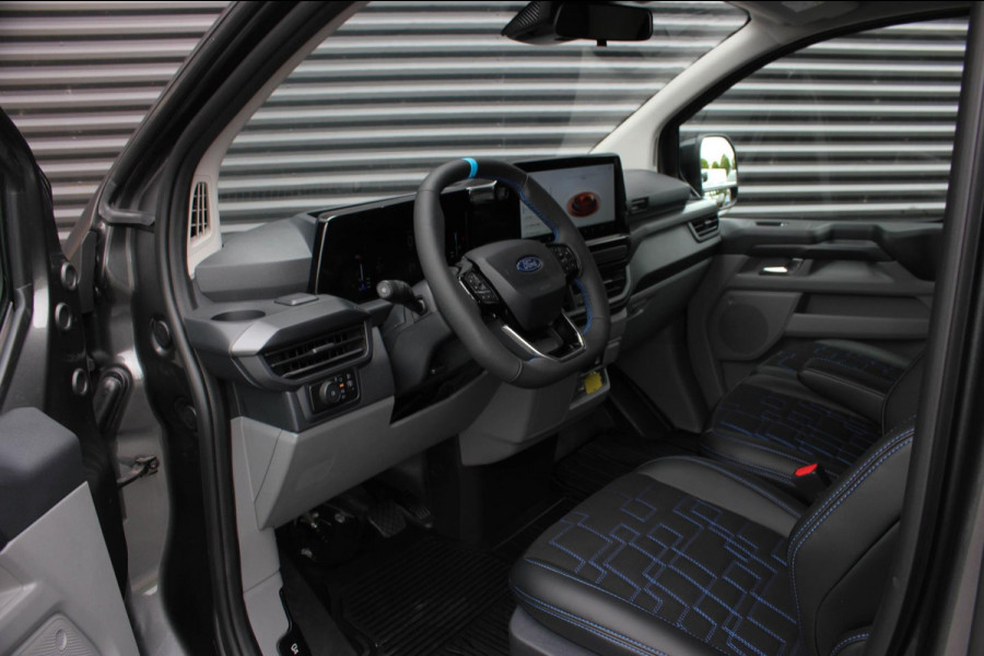 Ford Transit Custom 2024 BPM VRIJ / KUIPSTOELEN / NAVIGATIE / UNIEK / GREY / APPLE CARPLAY / FULL / DIRECT RIJDEN / FULL BLACK