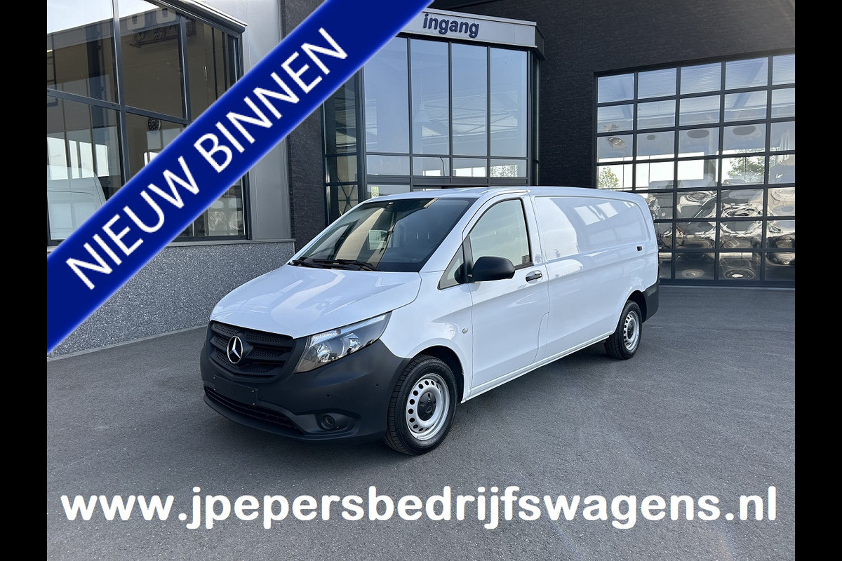 Mercedes-Benz Vito 116 CDI Extra lang / Automaat / Navigatie / Camera / Parkeersensoren / Airco / Cruise control / Achterdeuren Mercedes-Benz Vito 116 CDI Extra lang / Automaat / Navigatie / Camera / Parkeersensoren / Airco / Cruise control / Achterdeuren
