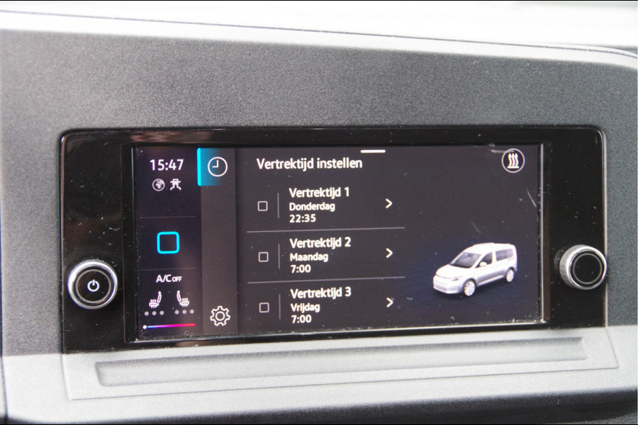 Volkswagen Caddy Cargo 2.0 TDI 122PK AUT. LED, TREKHAAK, STANDKACHEL, CAMERA, CRUISE, AIRCO, PARKEERSENSOREN