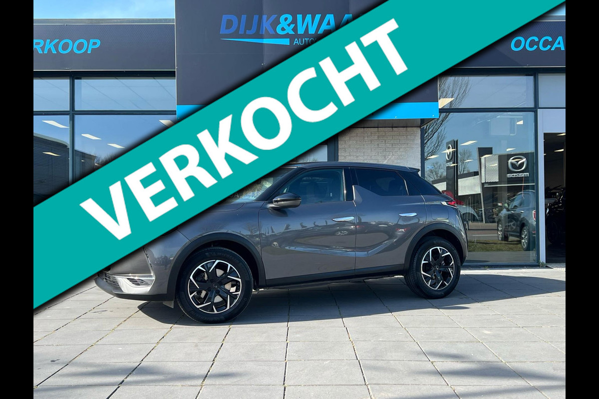 DS DS 3 Crossback 1.2 PureTech So Chic | LED | CRUISE | VIRTUAL | AUTOMAAT DS DS 3 Crossback 1.2 PureTech So Chic | LED | CRUISE | VIRTUAL | AUTOMAAT