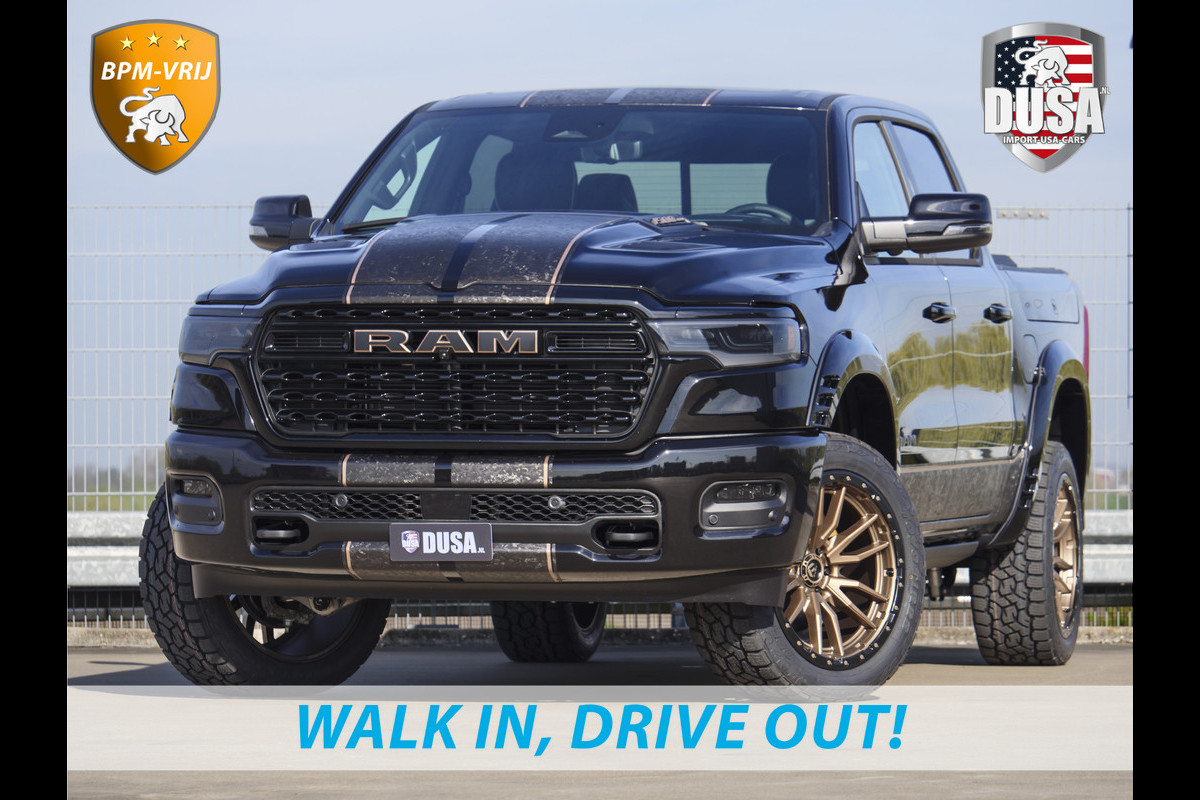 Dodge Ram | 1500 | Limited | 3.0L Twin-Turbo I6 | High Output | BPM-VRIJ | Passenger Display | 14,4 Touch Screen | LPG | RAMBOX Getoonde accessoires zijn verkrijgbaar tegen meerprijs Dodge Ram | 1500 | Limited | 3.0L Twin-Turbo I6 | High Output | BPM-VRIJ | Passenger Display | 14,4 Touch Screen | LPG | RAMBOX Getoonde accessoires zijn verkrijgbaar tegen meerprijs