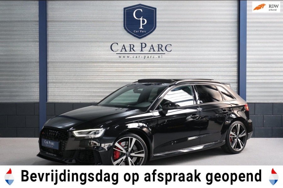 Audi RS3 Sportback 2.5 TFSI quattro MILLTEK/LED/VIRTUAL/SFEER/PANORAMADAK/LEDER+S.VERWARMING/LMV/CAM/ACC/ECC/12 MND GARANTIE!